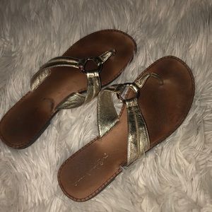 Gold Lilly Pulitzer sandals